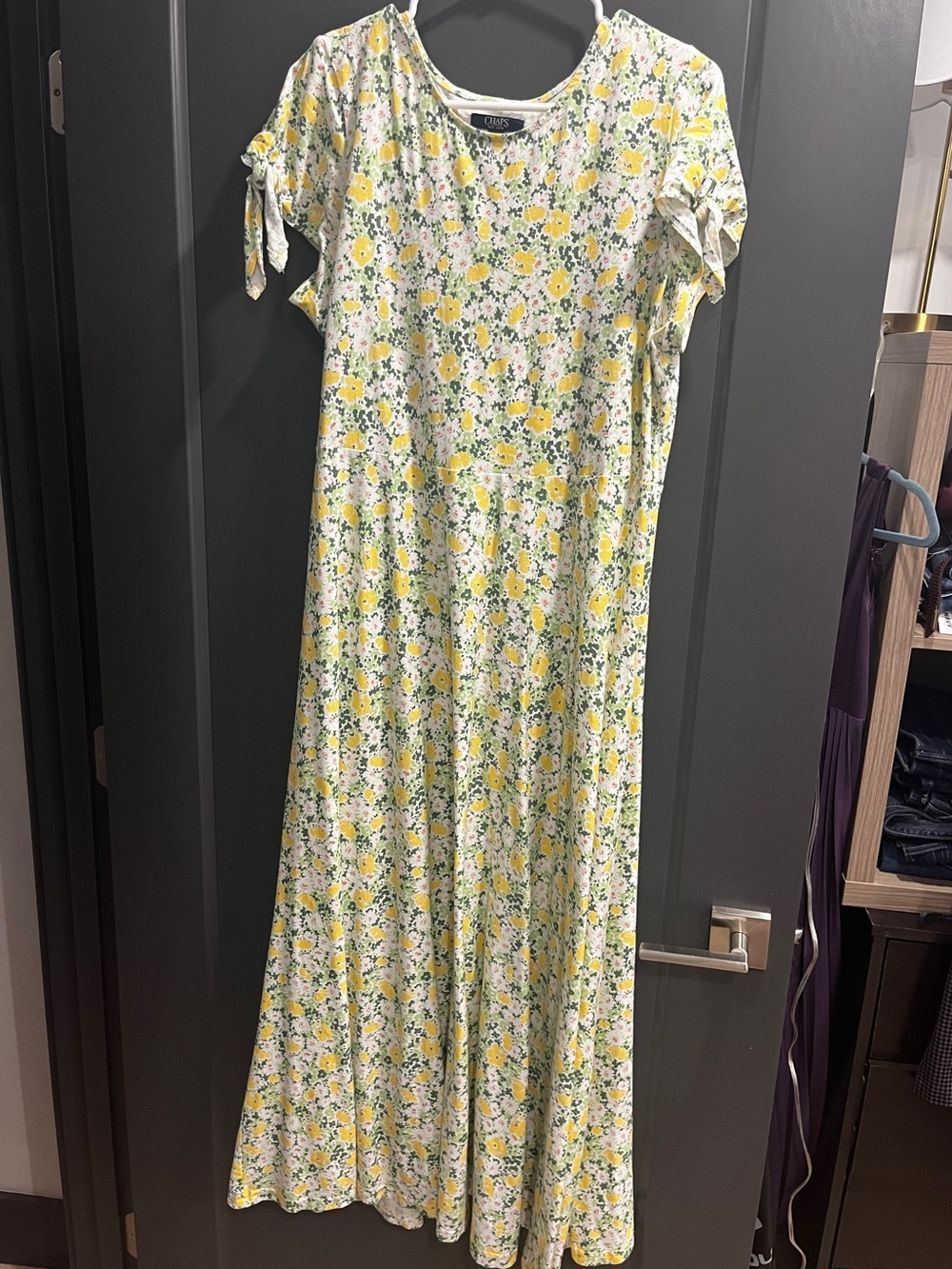Chaps - Cotton Floral Maxi Dress